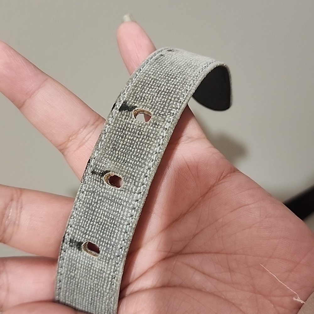 Vintage Escada Velvet Leather Belt - Picture 3 of 7